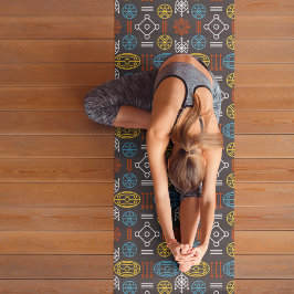 geometrisch scandinavisch yogamat