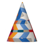  geometrisch: Scandinavische kleurenblokken Feesthoedjes (Links)