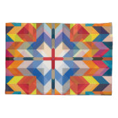  geometrisch: Scandinavische kleurenblokken Kussensloop (Achterkant)