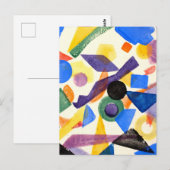 geometrisch schilderij Briefkaart (Voorkant / Achterkant)