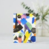  geometrisch schilderij Briefkaart (Staand voorkant)