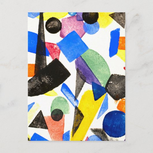  geometrisch schilderij Briefkaart (Voorkant)