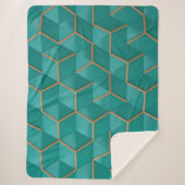 geometrisch sherpa deken (Voorkant)