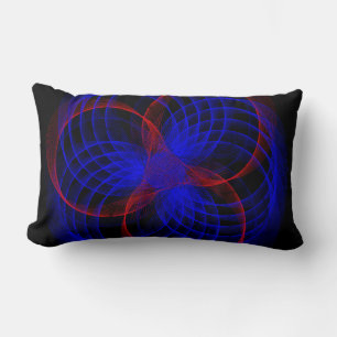 Geometrisch Sierkussen met drievoudig Blueberry-ac Kussen