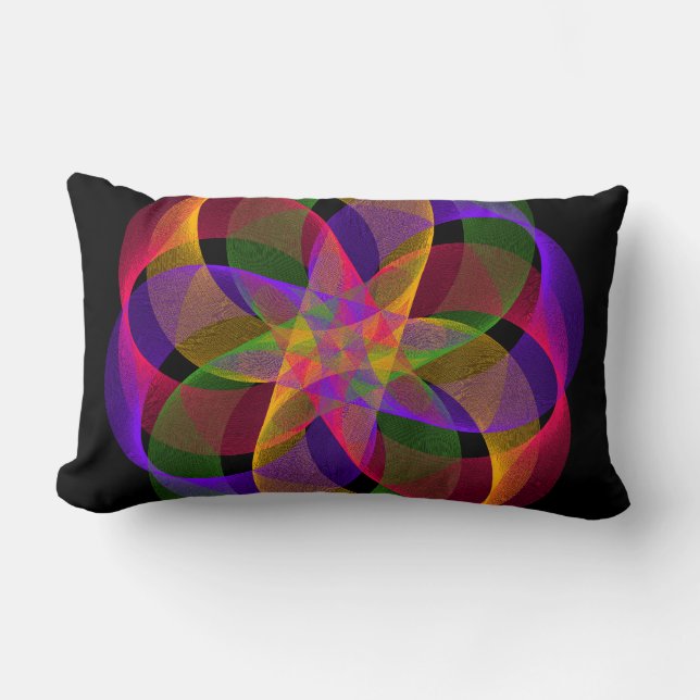 Geometrisch Sierkussen van citrusmengsel Kussen (Voorkant)