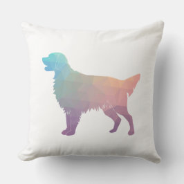 Geometrisch silhouet met platte bekleding - Kastel Kussen