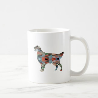 Geometrisch Silhouet met platte bekleding Koffiemok