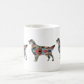 Geometrisch Silhouet met platte bekleding Koffiemok (Center)