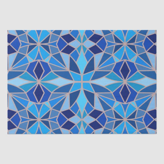 Geometrisch Sky Tissue Papier (Voorkant)