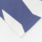 Geometrisch Snowflake Patroon Fleece Deken (Hoek)