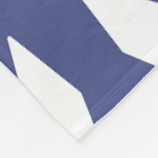 Geometrisch Snowflake Patroon Fleece Deken (Hoek)