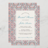 Geometrisch Sparkles Koper Metallic Vrijgezellenfe Kaart (Voorkant / Achterkant)