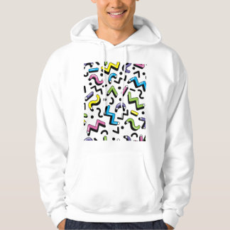 Geometrisch spel: Doodle Shapes Patroon Hoodie