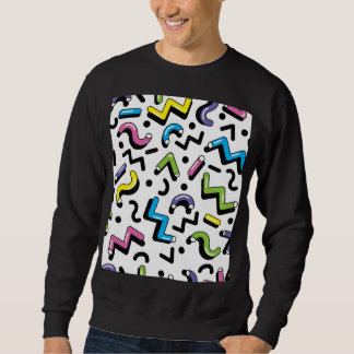Geometrisch spel: Doodle Shapes Patroon Trui