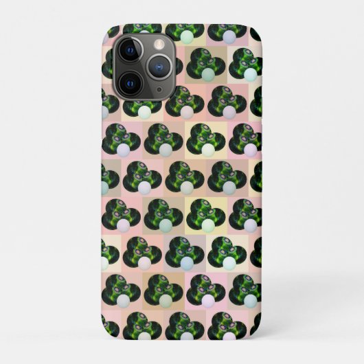 Geometrisch spel: Gecontroleerde Lawn Bowls in Blo Case-Mate iPhone Case (Achterkant)