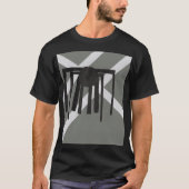 Geometrisch Spin Ontwerp T-shirt (Voorkant)