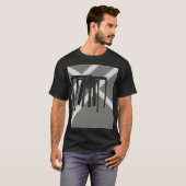 Geometrisch Spin Ontwerp T-shirt (Voorkant volledig)