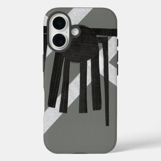 Geometrisch spinnenontwerp Case-Mate iPhone case (Achterkant)