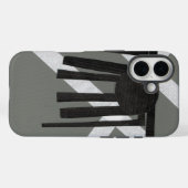 Geometrisch spinnenontwerp Case-Mate iPhone case (Achterkant (horizontaal))