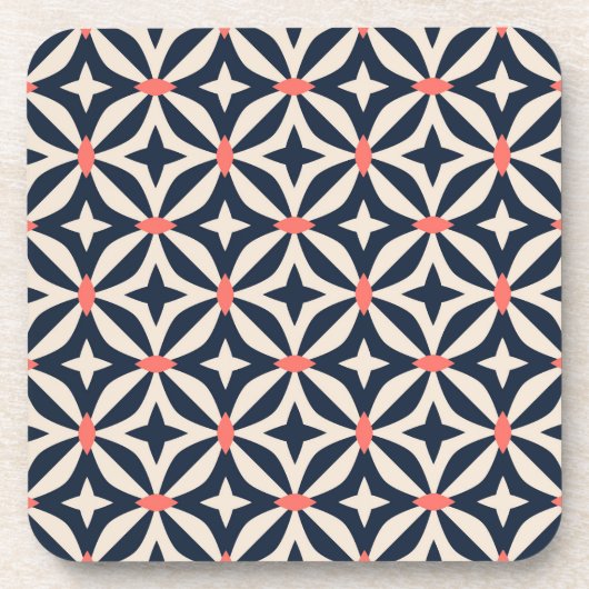 Geometrisch Star-patroon Bier Onderzetter (Voorkant)