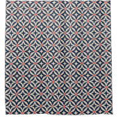 Geometrisch Star-patroon Douchegordijn (Voorkant)