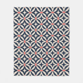 Geometrisch Star-patroon Fleece Deken (Voorkant)