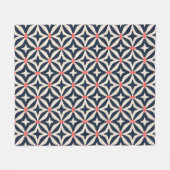 Geometrisch Star-patroon Fleece Deken (Voorkant (Horizontaal))
