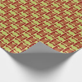 Geometrisch starburstpatroon cadeaupapier (Hoek)