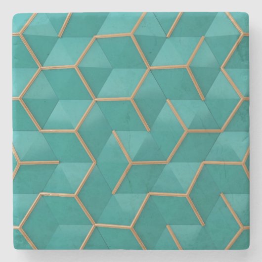 geometrisch stenen onderzetter (Voorkant)