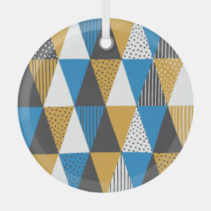 geometrisch: stijlvolle illustratieachtergrond glas ornament