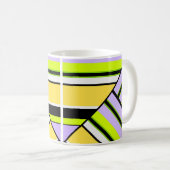 Geometrisch, streep koffiemok (Voorkant rechts)