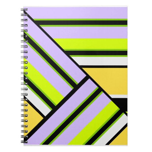 Geometrisch, stripe notitieboek (Voorkant)