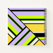 Geometrisch, stripe notitieboek (Achterkant)