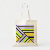 Geometrisch, stripe tote bag (Voorkant)