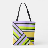 Geometrisch, stripe tote bag (Achterkant)