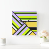 Geometrisch, stripe vierkante klok (Huis)