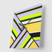 Geometrisch, stripe vierkante klok (Hoek)