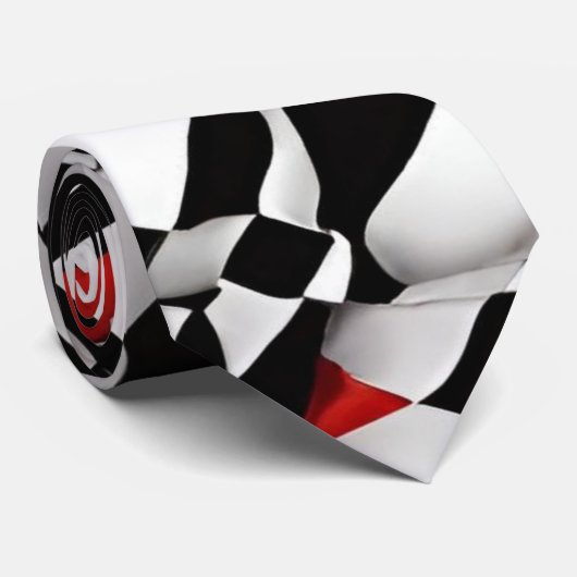 Geometrisch stropdas (Opgerold)