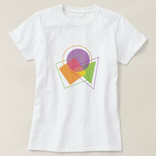 Geometrisch T-shirt (Design voorkant)