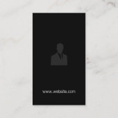 geometrisch | Tech Networking Data Analyst Visitekaartje (Achterkant)