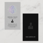 geometrisch | Tech Networking Data Analyst Visitekaartje (Voorkant / Achterkant)