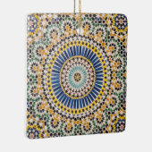 Geometrisch tegelpatroon, Marokko Keramisch Ornament (Rechts)