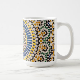 Geometrisch tegelpatroon, Marokko Koffiemok