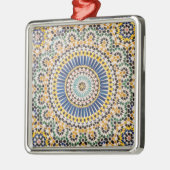 Geometrisch tegelpatroon, Marokko Metalen Ornament (Links)