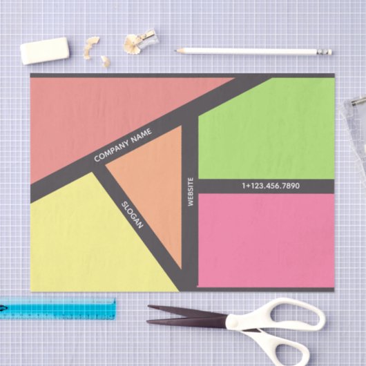 Geometrisch Thema Tissue Paper Tissuepapier (Craft)