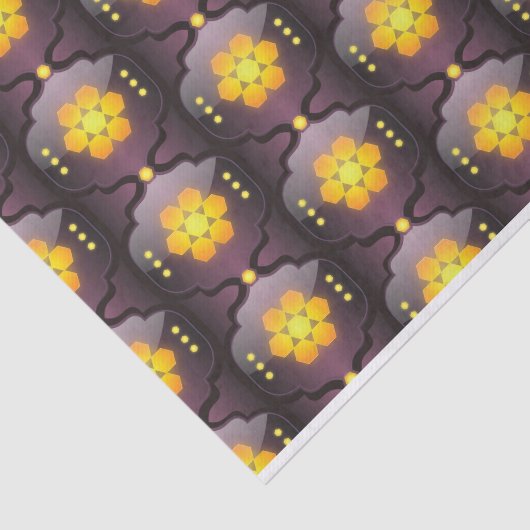 Geometrisch tissuepapier met Marokkaanse stijl (Detail)