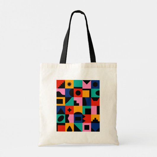 Geometrisch Tote Bag (Achterkant)