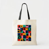 Geometrisch Tote Bag (Voorkant)