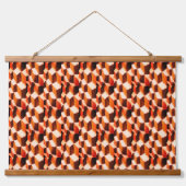 Geometrisch traditioneel Alpaca Abstract patroon Hangend Wandkleed (Voorkant 2)