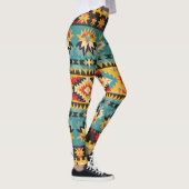 Geometrisch tribaal ontwerp leggings (Rechts)